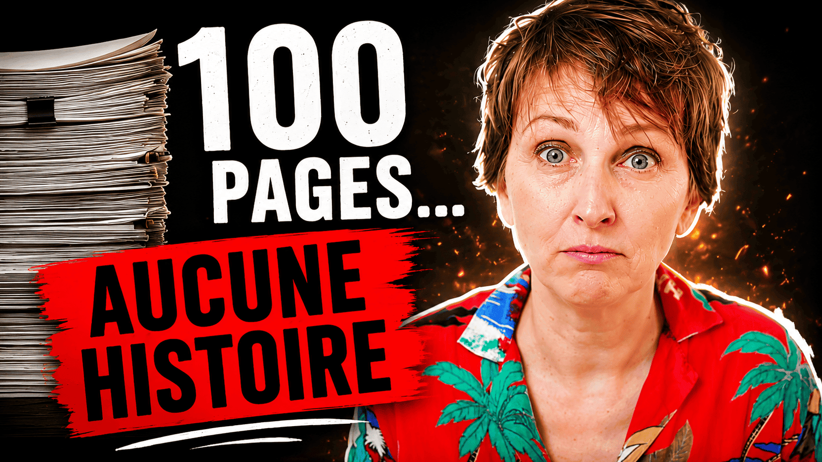 Un scénario sans histoire