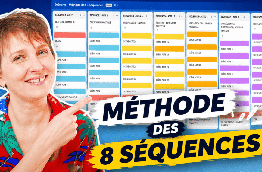 Ecris un scénario avec la Méthode des 8 Séquences